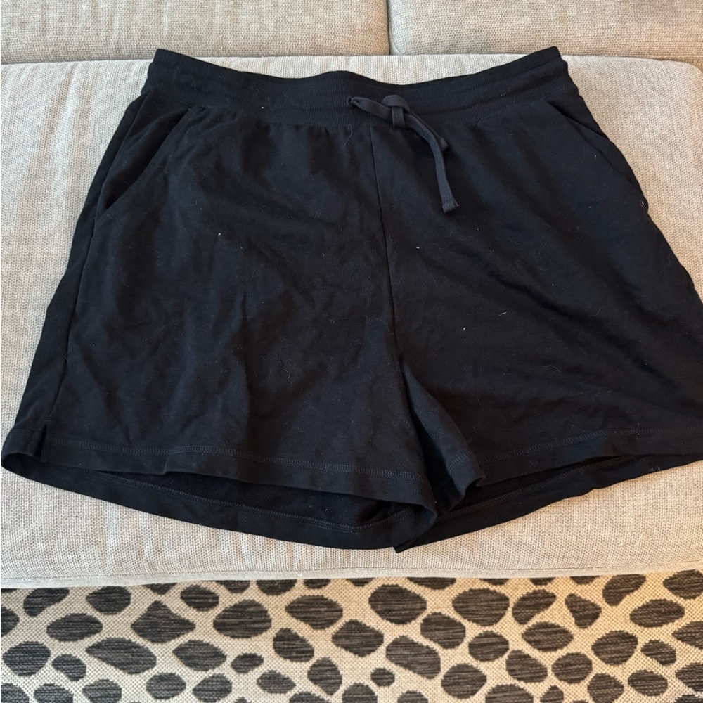 Old navy black XL jersey pajama shorts